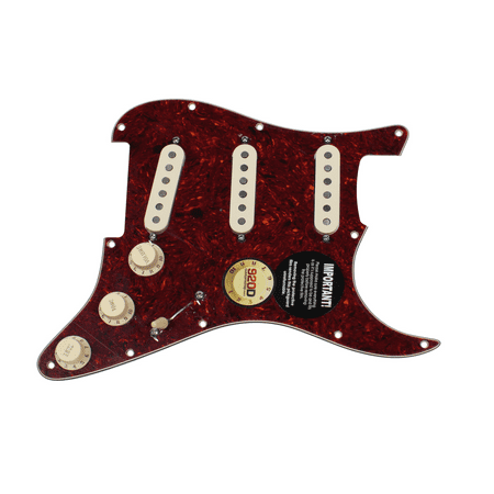 Fender Jaguar Pickguard - Fender Tex-Mex 920D Loaded Pre-wired Strat Pickguard TO/AW