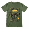 thumbnail image 1 of Star Wars: The Book Of Boba Fett - Camiseta Galactic Outlaw Casco para Adultos Unisex (Verde), 1 of 2