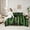 Black Green 01, variant on Feelyou Green Shamrock Kids Twin Bedding Sets 7-Piece, Retro US Flag Bedding Comforter Set