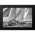 thumbnail image 2 of Pelissier, Marc 24x17 Black Modern Framed Museum Art Print Titled - Moonbeams crossing, 2 of 5
