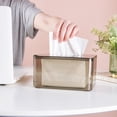 thumbnail image 4 of Boîte de Rangement pour Serviettes de Salon, Conteneur Transparent à la Mode, Grande Capacité, Boîte Multifonction pour Serviettes de Maison, 4 of 7
