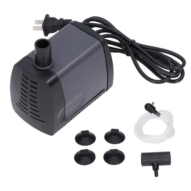 Aquarium Submersible Pump, WP-4000 Mini CN 220V Fish Submersible Pump With Hose For Energy Saving