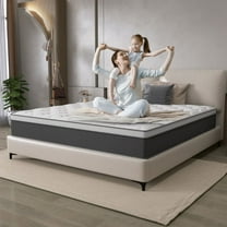 lemontalking 12 inch King Mattress,Hybrid Mattresses Medium Firm in a Box