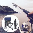 thumbnail image 4 of Silla Plegable Para Acampar Al Aire Libre Con Soporte Para La Espalda, Bolsa De Almacenamiento, Silla Portátil Para Pescar En La Playa, Silla De Viaje Kearding HA038691-00, 4 of 6