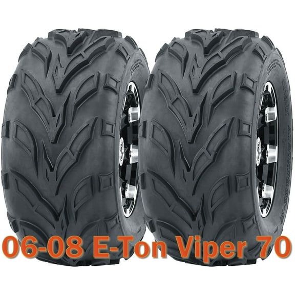 (2) 16x8-7 WANDA ATV tires set for 2006-2008 E-Ton Viper 70