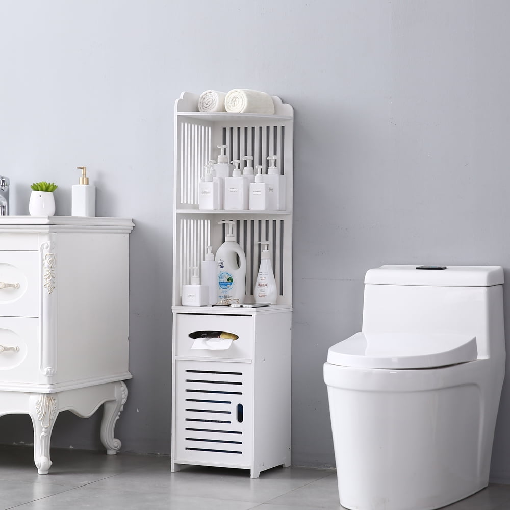 Simple Bath Rack Chest Toilet Paper Holder Orgainzer ...