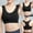 Black, variant on Ohufall Sport Bras for Women Clearance! Women's Sports Underwear Yoga Wear Running Back Training Shock-proof Vest Breasted Bra