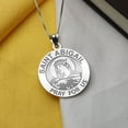 thumbnail image 6 of Picturesongold.Com Saint Abigail Religious Medal Necklace Pendants Adult-1in Quarter-Sterling Silver, 6 of 7