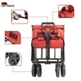 thumbnail image 5 of ForHauz Folding Collapsible Wagon Yard Cart for Utility, Beach, and Garden, 5 of 5