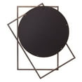 thumbnail image 3 of Miroir d'Accent Wall en Forme de Cercle et Rectangle Dorés, 3 of 5
