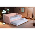thumbnail image 1 of Cama Doble Makora Velvet Palo de Rosa Modelo Nigari, 1 of 8