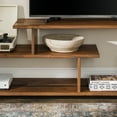 thumbnail image 5 of Walker Edison Modern Solid Wood TV Stand for TVs up to 50" - 60", Amber, 5 of 15