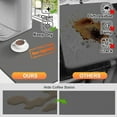 thumbnail image 2 of Dish Drying Mat 12 X19 Waterproof Coffee Bar & Sink Mat For Counter (Gray), 2 of 6