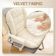 thumbnail image 4 of Cojín para silla de escritorio de 35 x 18, cojín de asiento suave con funda extraíble, cojín para silla de oficina con lazos, cojín de asiento de felpa con soporte para la espalda, cojín para mecedora, 4 of 7