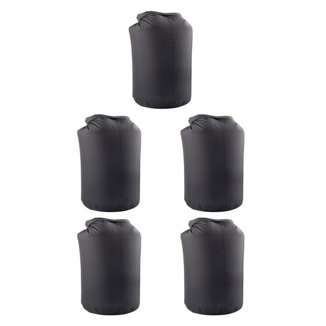 QualitChoice 8L 40L 70L 75L Waterproof Dry Bag Pack Sack Swimming Rafting Kayaking River Trekking Sailing Canoing Boating black 75L 5Set