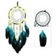 thumbnail image 4 of 1Set Dreamcatcher Blue Tree with Feathers with LED Lamp, Handmade Indians Traditional Circular Net for Wall Hanging Deco, 4 of 5