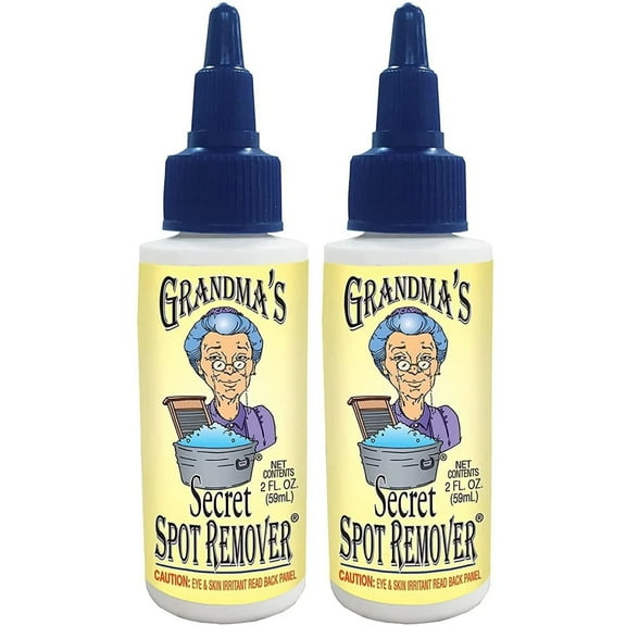 Grandma’s Secret Spot Remover for Clothes Fabric Laundry Stain Remover 2oz 2 Pack