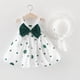 thumbnail image 1 of Cute Girls Dress Summer New Children's Clothing Baby Girl Bow Polka Dot Straw Hat Princess Dress-F21-Blue-24M-110 He Qiyong unisex, 1 of 1