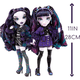 thumbnail image 2 of Rainbow High Shadow High Special Edition Twins- 2-Pack Naomi Storm & Veronica Storm, 2 of 5