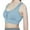 Blue, variant on Ohufall Sports Bras for Women, Women's Sports Bra Fitness Running Shockproof Yoga Tank Top Front Zipper No Steel Ring Comfort Sports Bra