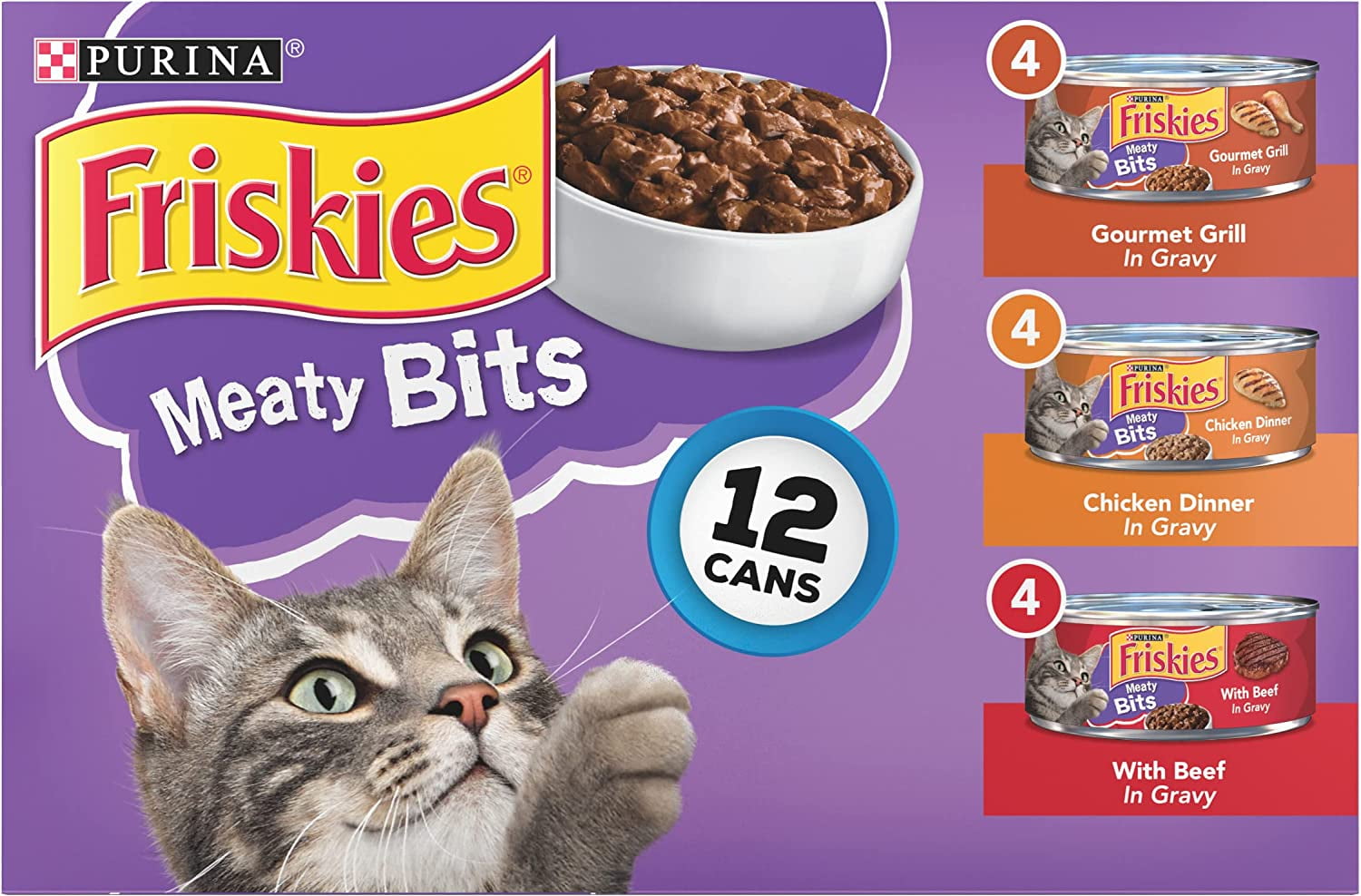 Friskies Purina Wet Cat Food Variety Pack