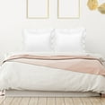 thumbnail image 2 of Unique Bargains Satin Pillowcase Ruffled Pillow Shams Silky Sateen Pillow Cases Covers, 2 of 8