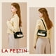 thumbnail image 2 of Bolso de mano LA'FESTIN, pequeño, bandolera de piel con correa ajustable, 2 of 9