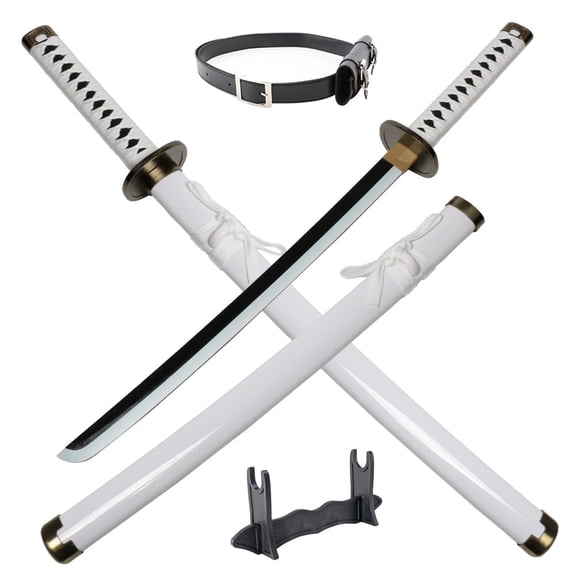 31 inches Bamboo Wooden Sword Wado Ichimonji with Belt and Holder Stand