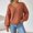Brown, variant on Womens V Neck Knit Sweater Diamond Pattern Long Sleeve Loose Fit Pullover Tops Casual Fall Warm Outerwear