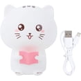 thumbnail image 4 of Luz nocturna para niños, linda lámpara de silicona con forma de gato, luz nocturna portátil con sensor táctil LED con grabación y cambio de color al tocar, luz inteligente, 4 of 5
