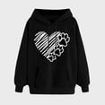 thumbnail image 2 of LOVZFMLL Essentials Hoodie Classic Heart Print Long Sleeve Hooded Pullover Fall Clothes 2025 Women Fashion Comfort Streetwear Tops, 2 of 5