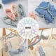 thumbnail image 3 of 10Pcs Plastic Travel Hangers,Portable Folding Clothes Hangers,Travel Accessories Foldable Clothes Drying Rack for Travel, 3 of 5