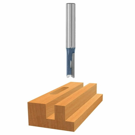 UPC: 0000346361070 | Bosch-85228M 3/8 In. x 1-1/4 In. Carbide Tipped 2-Flute Straight Bit