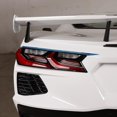 thumbnail image 2 of TINKI Real Carbon Fiber Tail Light Eyebrow Strip Trim Compatible with Chevrolet Corvette C8 Stingray 2020-2023, Auto Rear Light Lamp Eyebrow Decoration Strip Sticker, 2 of 10