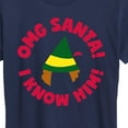 thumbnail image 3 of ELF - Christmas Family Set Omg Santa - Women's Short Sleeve Graphic T-Shirt, 3 of 5
