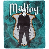 Harry Potter Draco Malfoy Character Silk Touch Throw Blanket 50" x 60" (127cm x 152cm)