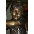 thumbnail image 3 of Golfer Boy Bronze - Big shoes -  Size: 18"L x 14"W x 49"H., 3 of 13