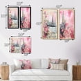 thumbnail image 4 of Designart "Vintage New York with Empire State Building V" City New York Wall Art Set Of 2 - Traditional Pink Gallery Wall Set For Home Decor, 4 of 6