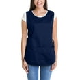 thumbnail image 2 of DALIX Cobbler Apron Two Pockets Smock Regular Double Sided Apron, Navy Blue, 2 of 6