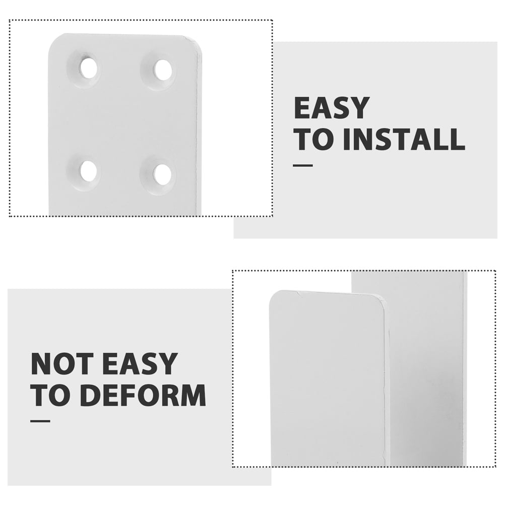 AURARMLET Heavy Duty U-Shaped Bracket Set for Garage, Shed, Gate Barricade Bar Installation and Secure Mounting