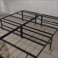 thumbnail image 3 of King Size Steel Platform Bed Foundation - No Box Spring Needed, 2000LBS Capacity Black Metal Frame for Master Bedroom, 3 of 6