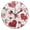 BlacK, variant on YAZAOO Decorative Wall Clock Size:25cm Sparkle Hearts Design Pattern Clock
