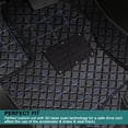 thumbnail image 3 of Customed For 2018-2022 Ford EcoSport Floor Mats 1st & 2nd Row PU Leather Protector Black, 3 of 9