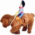 thumbnail image 2 of Halloween Cowboy Rider Pet Costume: Funny Outfit with Doll & Hat - For Small/Medium/Large Dogs - Various Sizes, 2 of 10