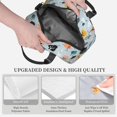 thumbnail image 3 of Naloa Elephant Tree Print Lunch Bag for Women & Men Insulated Lunch Box or Cooler Lunch Tote Bags for Work, Travel, Outdoor, 3 of 5
