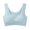 Sky Blue, variant on Women's Seamless Ice Silk Bra Sports Yoga Vest Lingerie, Cooling Wireless Beautiful Back Underwear, Breathable Bralette with Chest Pad, Smooth Non Marking Fitness Top, Lightweight Shaping Bra