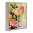 thumbnail image 2 of Stupell Industries Modern Grapefruit Summer Cocktail Gray Framed Giclee Art, 12 x 12, by Riley B, 2 of 8