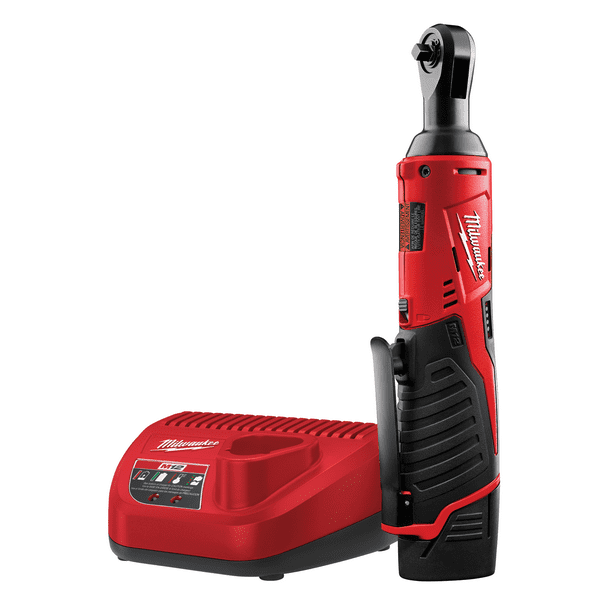 Milwaukee M12 1/4" 12V Cordless Ratchet Kit 245621 with 1.5Ah Battery
