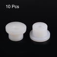 thumbnail image 3 of Uxcell Flanged Sleeve Bearings Plastic Bushings Nylon Bushings, White 8x25.5x20mm 10Pcs, 3 of 5
