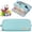 A6-Sky Blue, variant on Pencil Case,Pencil Pouch for Women Cotton Makeup Brush Cosmetic Bag Bag Pouch, Box Organizer Travel Zipper Make up Bag Toiletry Organizer Case Kawaii Makeup Cosmetic Travel Cloth Aesthetic Supply